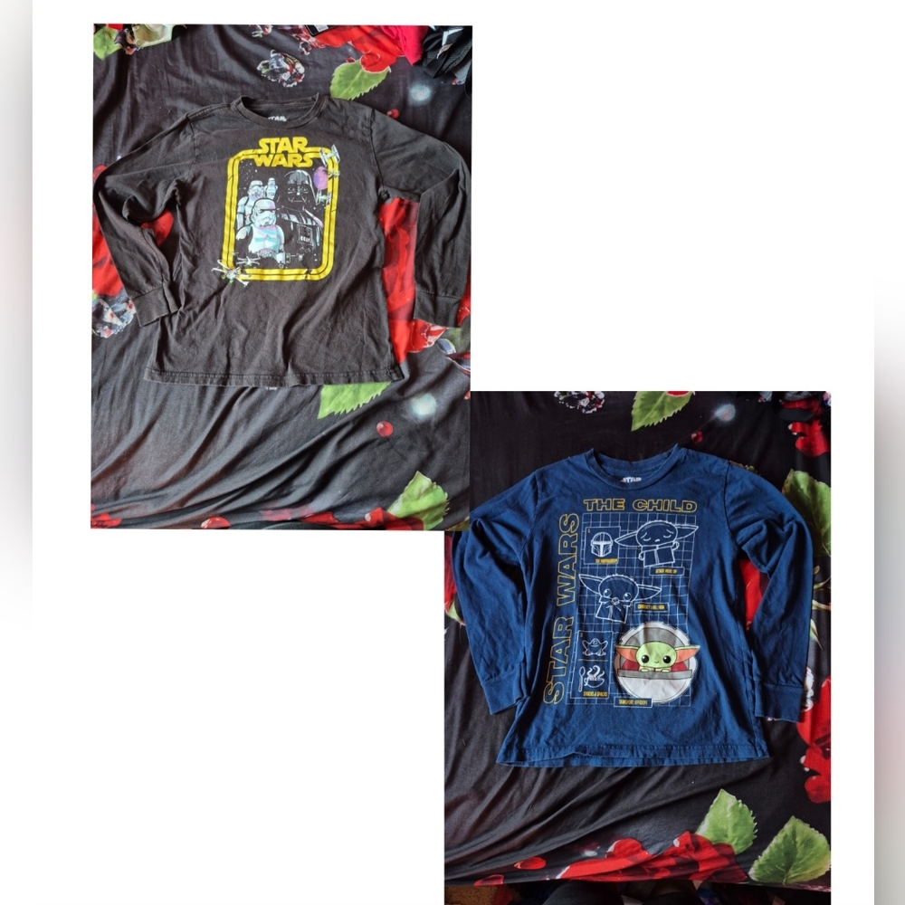 Kids StarWars Long Sleeve Graphic Tees